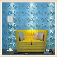 D001 Simple design decoration PVC 3D effect wall 3D decorative panel