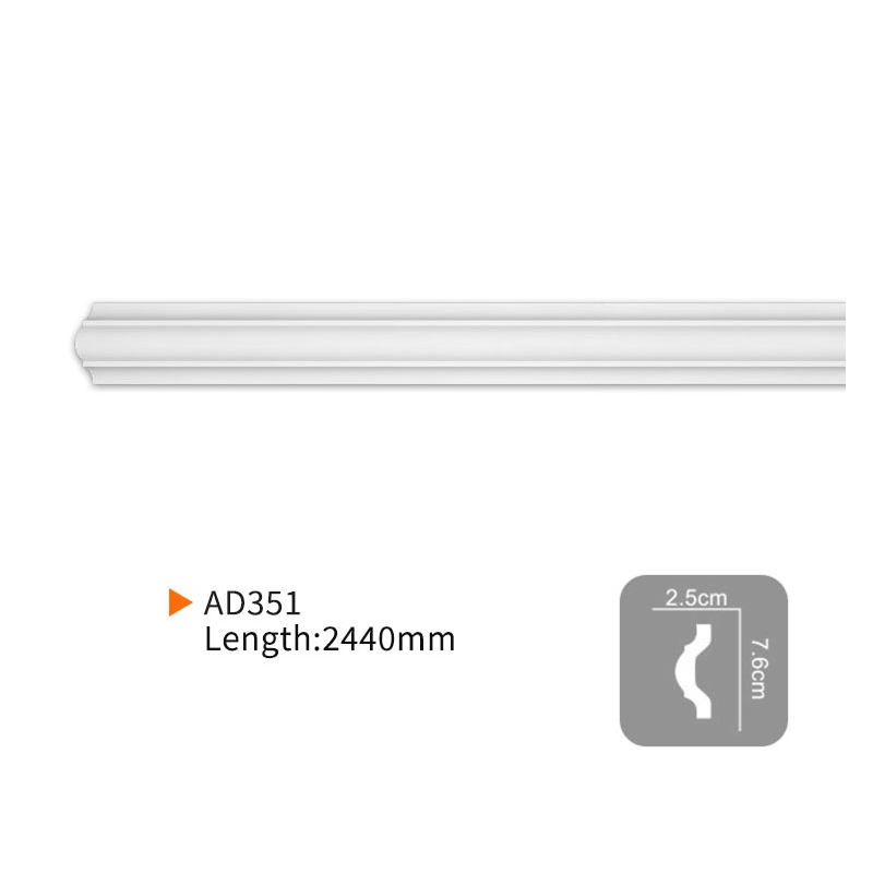 AD351 EverWall PU Wainscoting Wall Molding for Restaurant Modern Decor