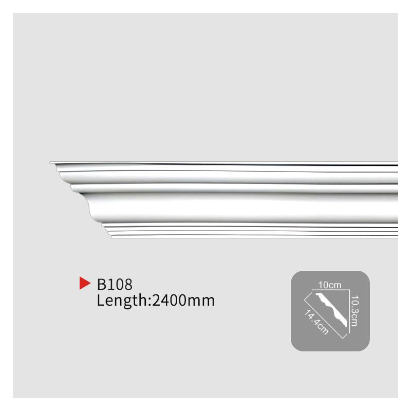 AB108 Everwall PU Coving without Pattern