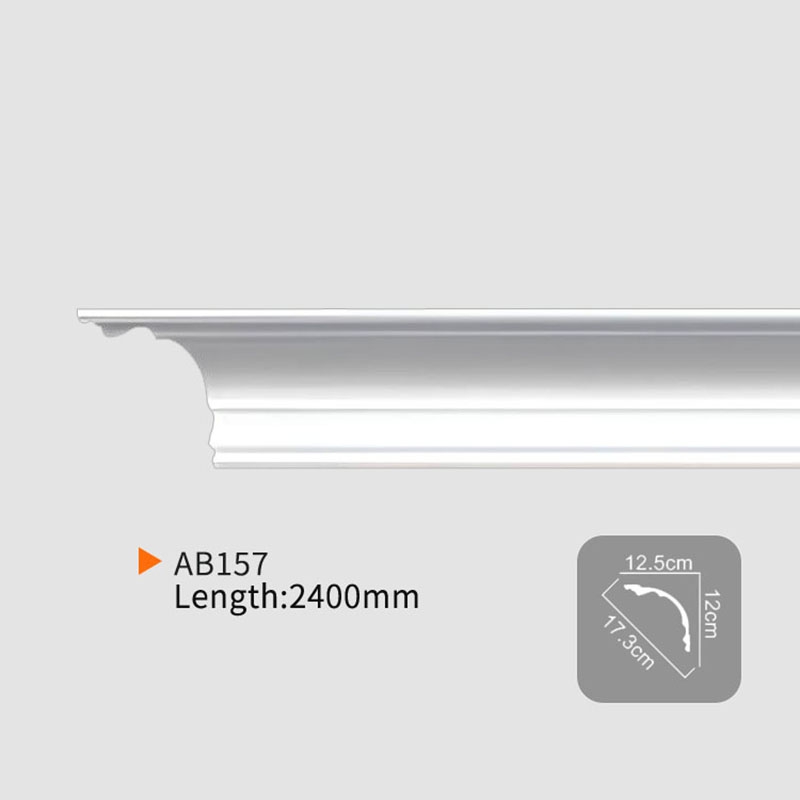 AB326 Everwall Waterproof Wholesale Plain Crown Molding for Ceiling Decor