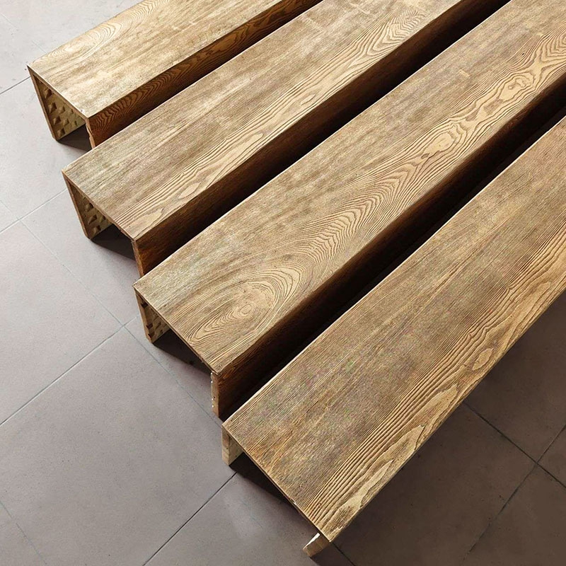 2730 Everwall Polyurethane Faux Wood Beam Lightweight & Durable Decorative Ceiling Beam